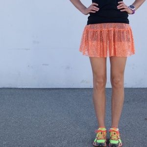 Orange Sparkle Skirt - NWOT